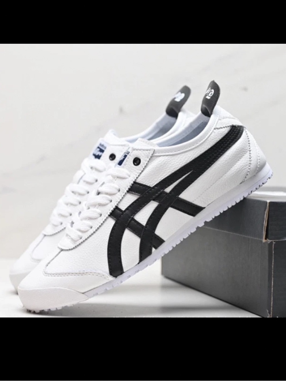 Onitsuka Tiger MEXICO 66 1183A201 126 WHITE BLACK with box unisex